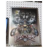 METAL LIVE TO RIDE ADV. SIGN