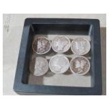 (6) MERCURY DIMES 90% SILVER