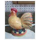 CERAMIC ROOSTER COOKIE JAR