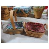 (2) SMALL LONGABERGER BASKETS