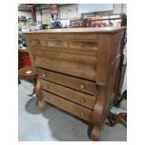 ANTIQUE EMPIRE 7 DWR HIGHBOY CHEST