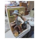 LIONSTONE WHISKEY DECANTER COWBOYS