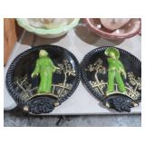 16" RD CHALK VTG ASIAN WALL PLAQUES