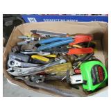 BOX FULL OF MISC HAND TOOLS