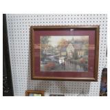 FRAMED ARTIST SIGNED SCENIC PRINT