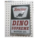 METAL SINCLAIR MOTOR OIL ADV. SIGN