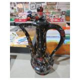 UNIQUE HAND PAINTED CERAMIC PITCHER