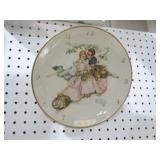 GROHAM NORMAN ROCKWELL PLATE CLOCK