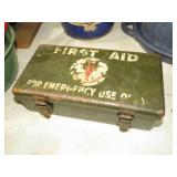 VINTAGE US ARMY FIRST AID KIT (BOX ONLY)