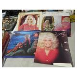 NEVER OPENED DOLLY PARTON RECORDS & BOOK