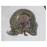 PEACOCK RHINESTONE MIRROR