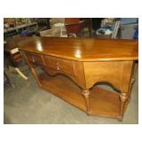 BEAUTIFUL OAK 2DWR ENTRY /SOFA TABLE