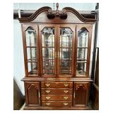 Gorgeous Dining Room Lighted China Cabinet 7ft x