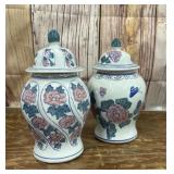 Lot of Two  Vintage Chinese Glazed Porcelain