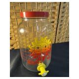 Vintage Lipton Sun Tea 1 Gallon Glass Beverage