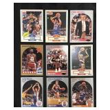 Bundle of 9 Various NBA Basketball Cards