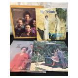 Set of 4 Vintage Southern Gospel Vinyl Records.