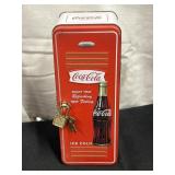 Vintage Red Coca-Cola Locker Tin w Lock & Keys