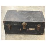 Vintage Genuine Luggage Hard Vulcanized Trunk