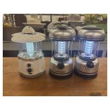 Lot of Misc Battery Powered Lanterns White one