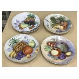 Bundle of 4 Small Fruit Hanging Deco Plates