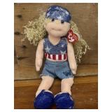 2003 TY Beanie Boppers Star Spangled Suzy