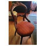 Antique Padded Dressing Table Chair