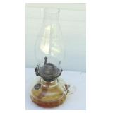 Amber Glass FInger Oil Lamp