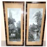 Pair Of Antique Prints In Frames