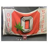 Ohio State Flag & Glass Cube Light