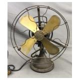 Cool Industrial Vintage Ge Fan Heavy Base Works!