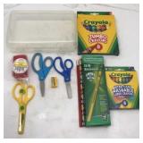 New Crayola Crayons Washable, Jumbo In Clear Plasc