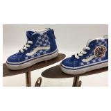 Vans Baby Sneakers Sz 5 Save The Sharks Blue