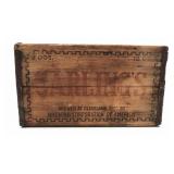 Antique Carlings Beer Crate Wood