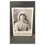 Framed John Lennon Reprint Photo Working Class