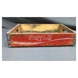 Wood Coca Cola Crate Red