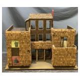 Unique Vintage Lighted Large Dollhouse 31in H