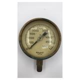 Vintage Marshalltown 5000 Psi Pressure Gauge