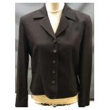 Nwot Ellen Tracy Ellen Allard Blazer Brown Sz 14p