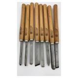 8 Windsor Design Wood Lathe Chisels