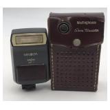 Vintage Minolta Flash & Westinghouse Seven *read*