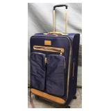 Adrienne Vittadini 4 Wheel Rolling Suitcase Navy