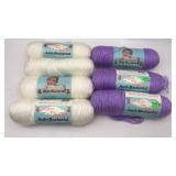 7 New Antibacterial Baby/sport Yarn Skeins