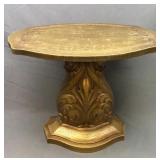 Vintage Syroco End Table Copyright Mcmlxix