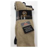 New 3pr Crew Socks Mens Shoe Sz 6-12 Gold Toe