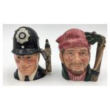 2 Royal Doulton Toby Mugs No Chips Or Cracks