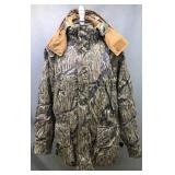 Columbia Mens Sz Xl Camo Hooded Jacket