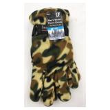 New Camo Fleece Gloves Mens Osfa