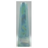 Iridescent Tall Large Art Glass Vase - A Few