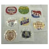 8 Vintage Beer Labels - Collectible